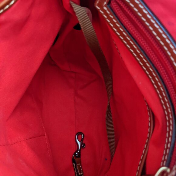 Dooney & Bourke Pink and Brown Crossbody Bag - Picture 3 of 13